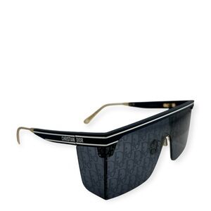 Christian Dior DiorClub M1U Oblique Mask sunglasses in navy blue